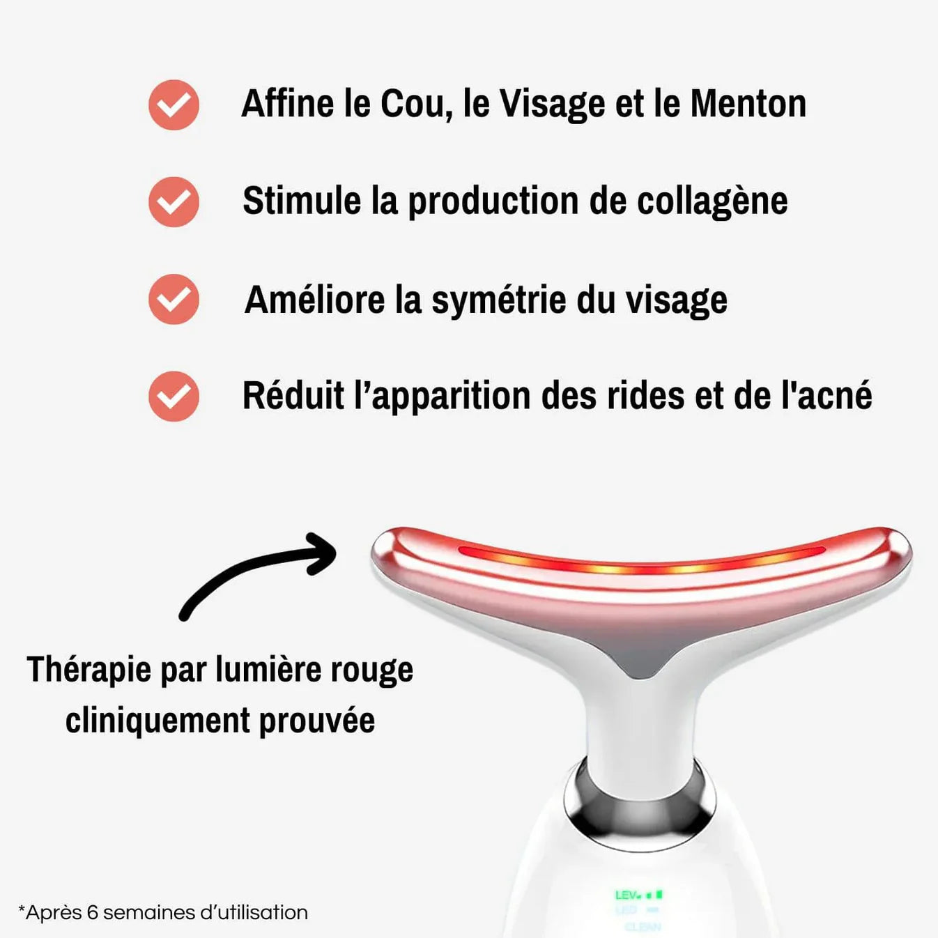 LuminSkin - Masseur Facial LED